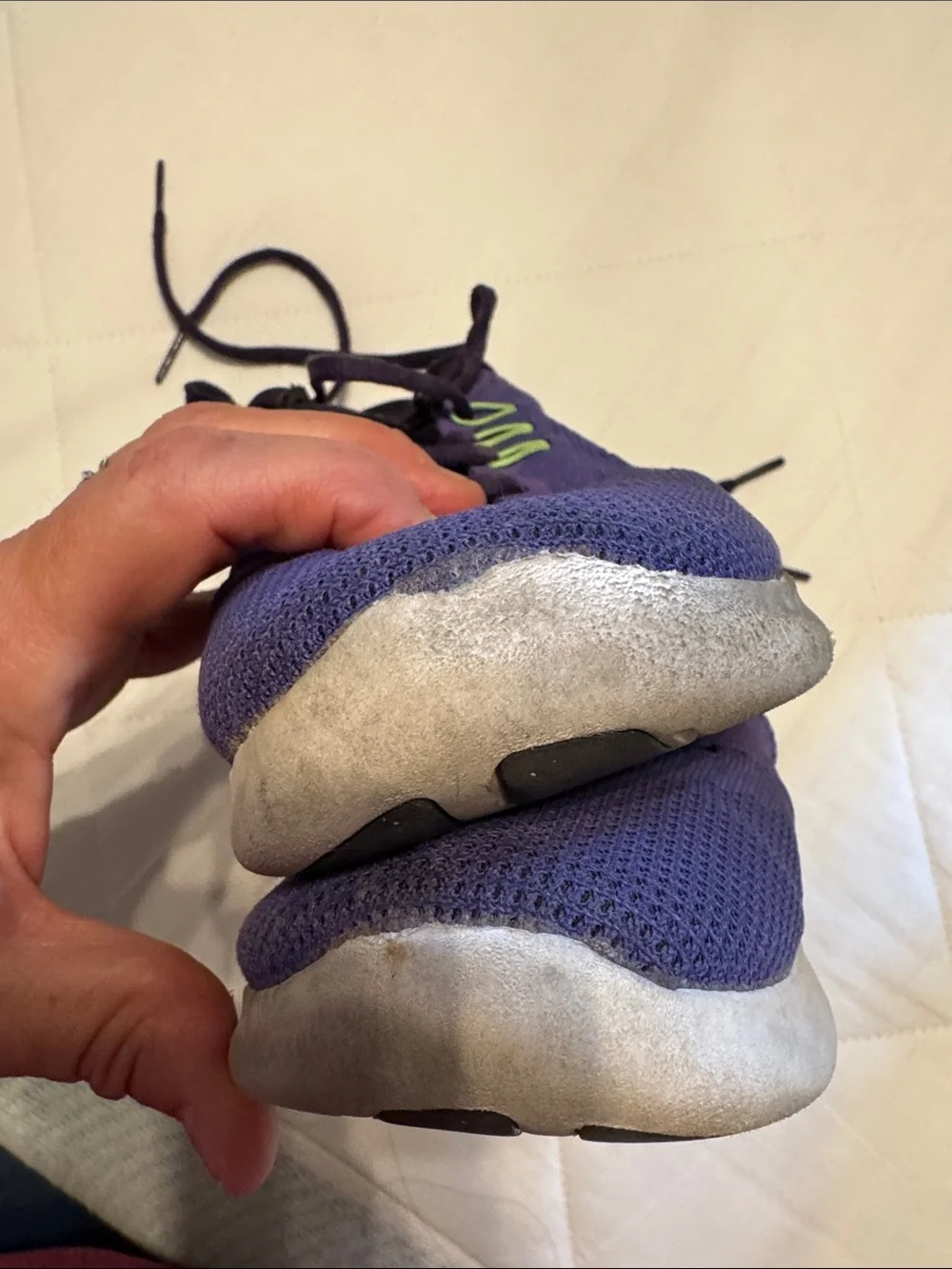 Nike Purple Sneakers with Mint Accents